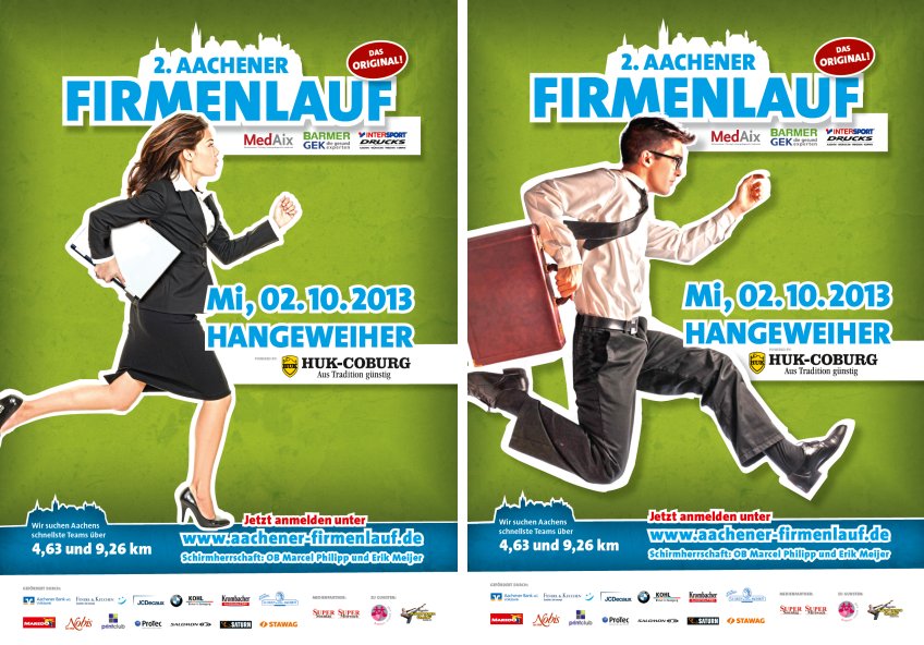 Plakat Firmenlauf